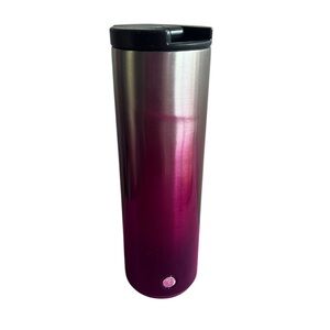 Starbucks 20 oz pink ombré flip top slim bottle